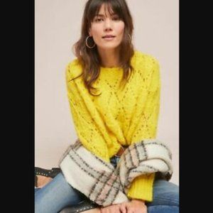 Anthro Bright Lights Pullover Sweater // Sleeping on Snow